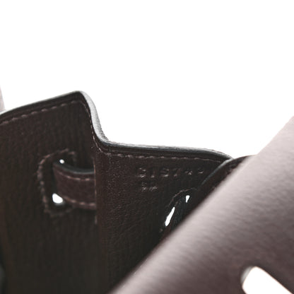 Hermes Togo Birkin 25 Chocolate 7 of 11