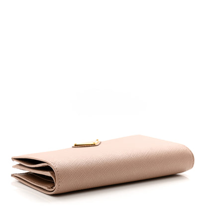 Prada Saffiano Triangle Continental Wallet Cammeo 4 of 8
