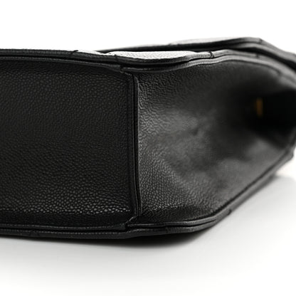 Chanel Caviar Quilted CC Large Flap Black 10 of 11