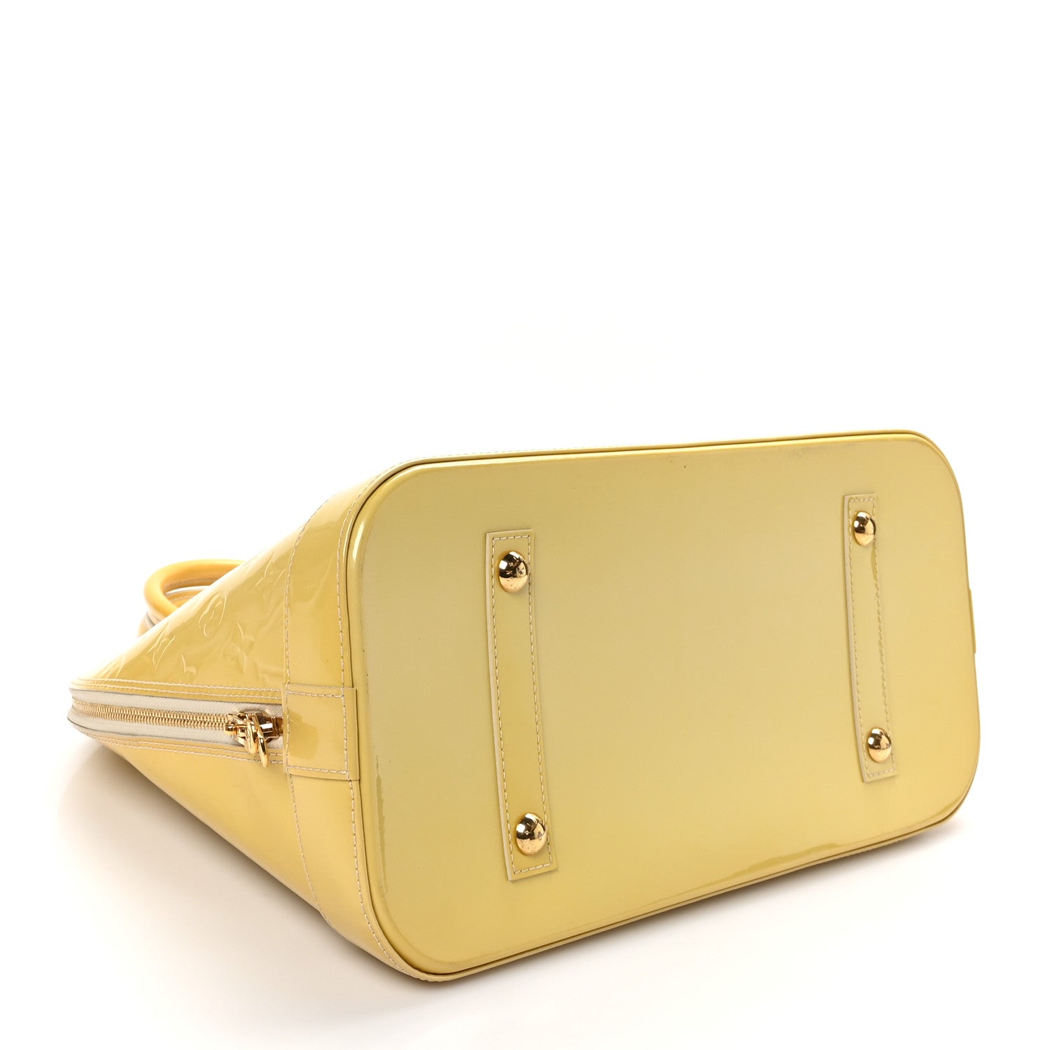 Louis Vuitton Vernis Alma GM Blanc Corail 4 of 9