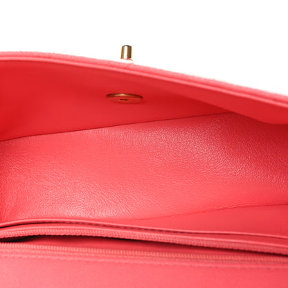 Chanel Caviar Quilted Mini Top Handle Rectangular Flap Pink 5 of 9