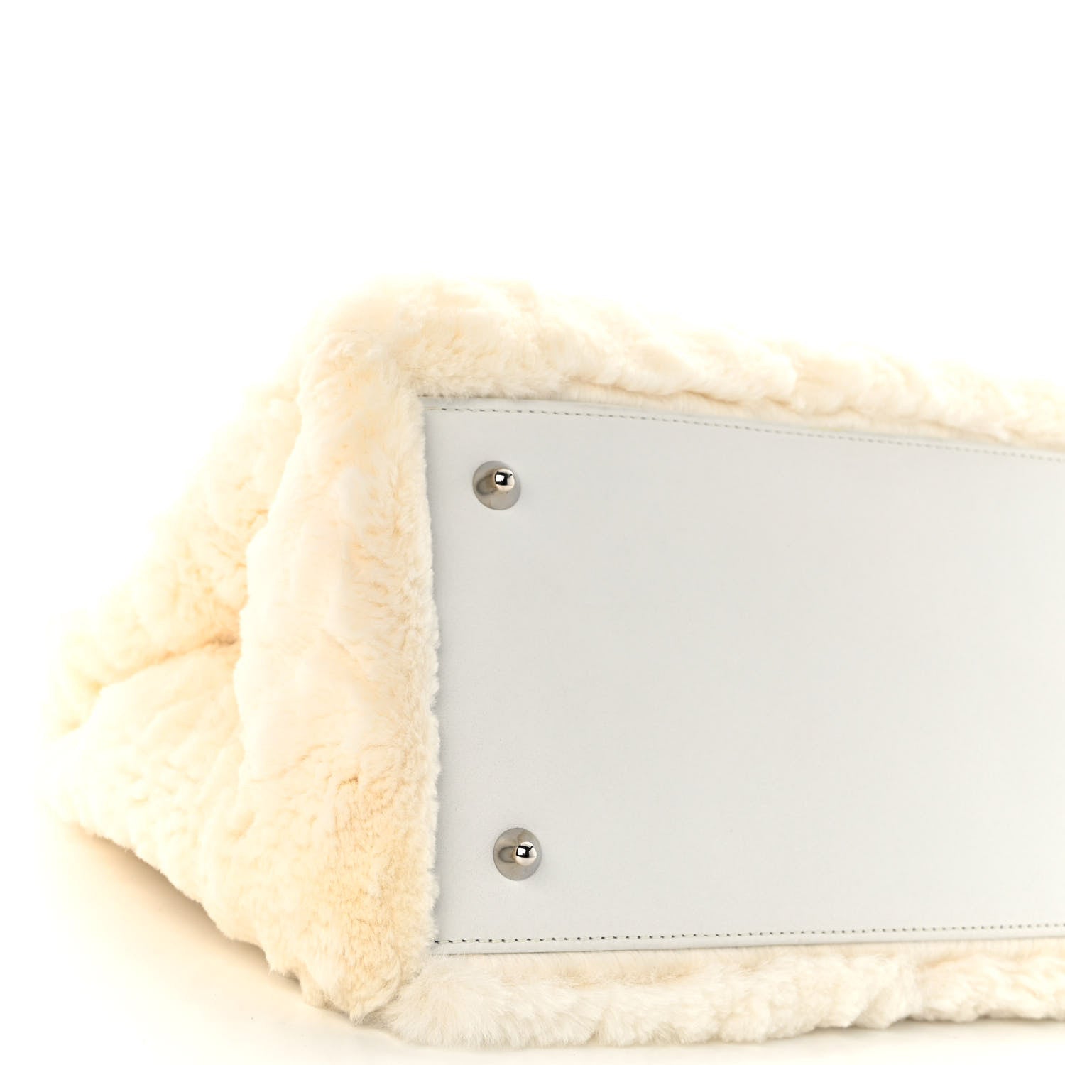 Christian Dior Rabbit Fur Medium Lady Dior Ivory 8 of 10