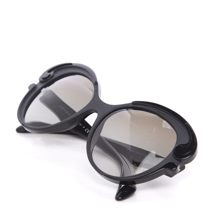 Prada Baroque Cat Eye Sunglasses SPR 28N Black 7 of 8