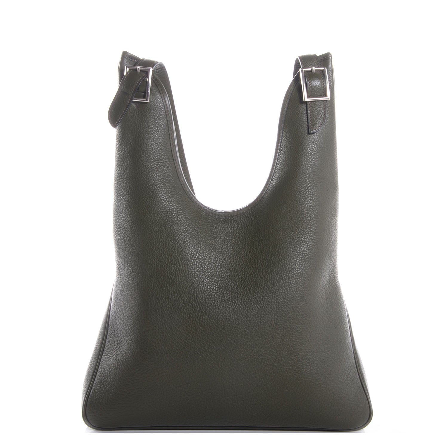 Hermes Taurillon Clemence Massai PM Vert Olive 1 of 8