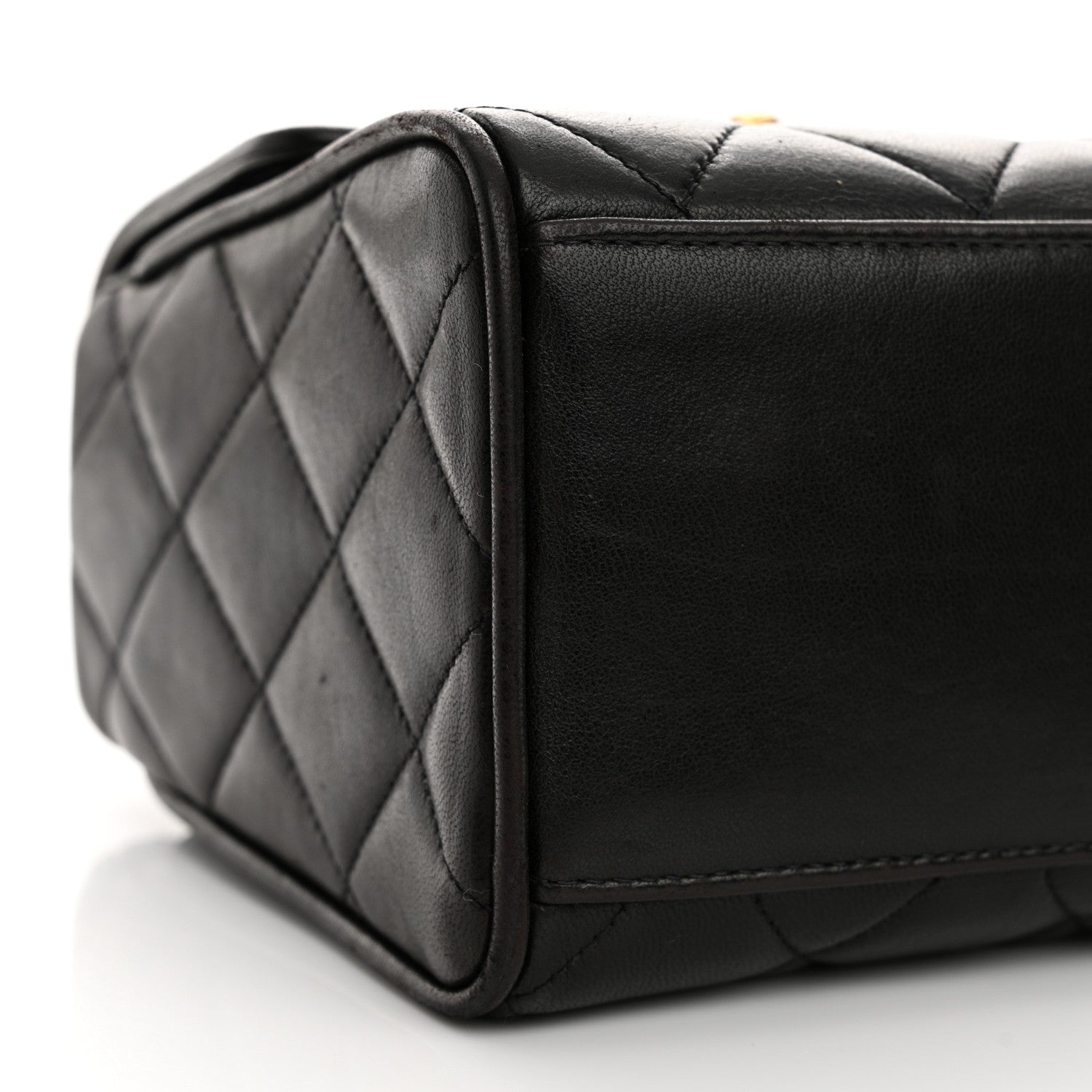 Chanel Lambskin Quilted Mini Square Flap Black 11 of 15