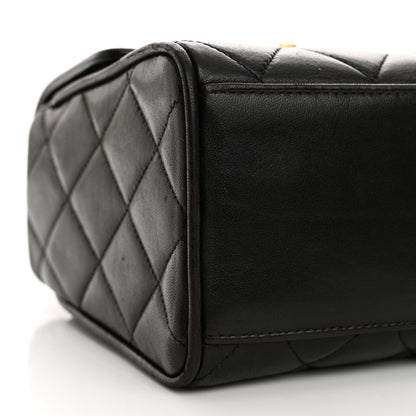 Chanel Lambskin Quilted Mini Square Flap Black 11 of 15