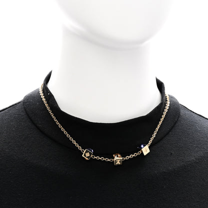 Louis Vuitton Swarovski Gamble Short Necklace Azur 2 of 6