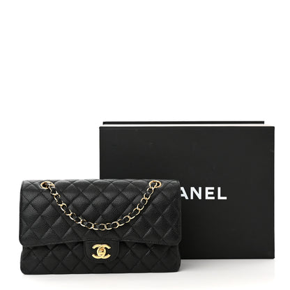 Chanel Caviar Quilted Medium Double Flap Black 14 of 14