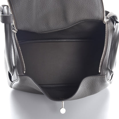 Hermes Taurillon Clemence Lindy 26 Etain 5 of 8