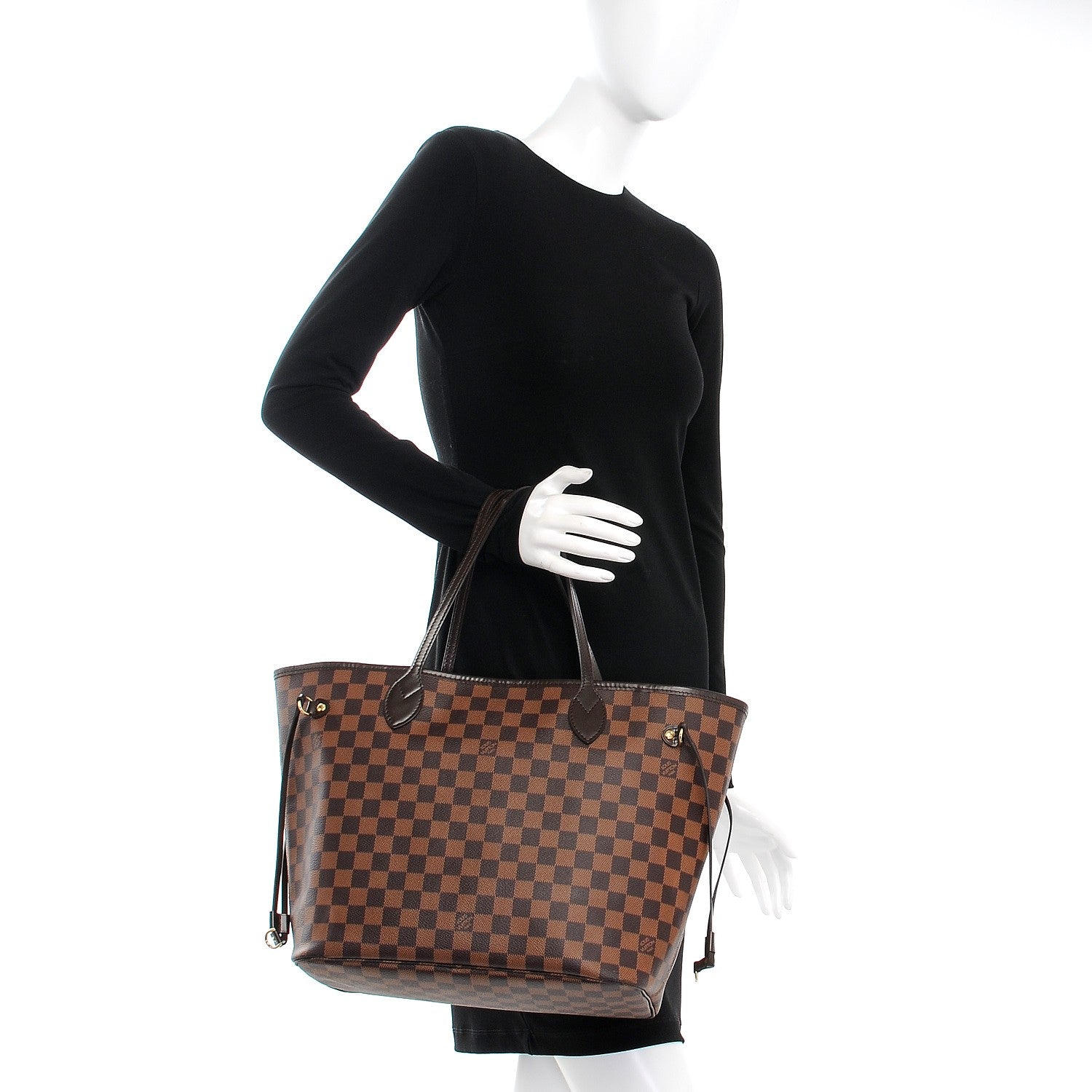 Louis Vuitton Damier Ebene Neo Neverfull MM 2 of 9