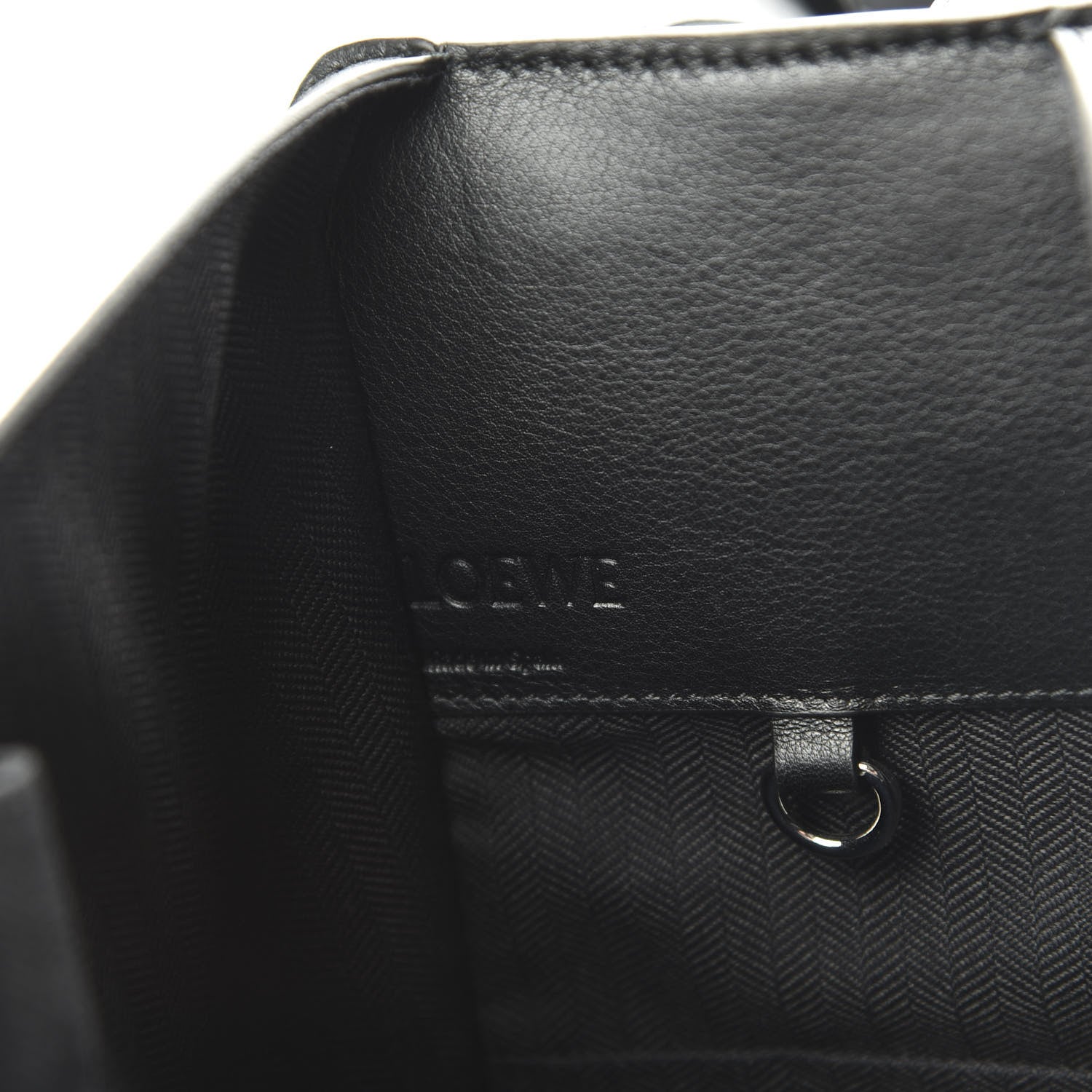 Loewe Calfskin Small Hammock Shoulder Bag Black 8 of 10