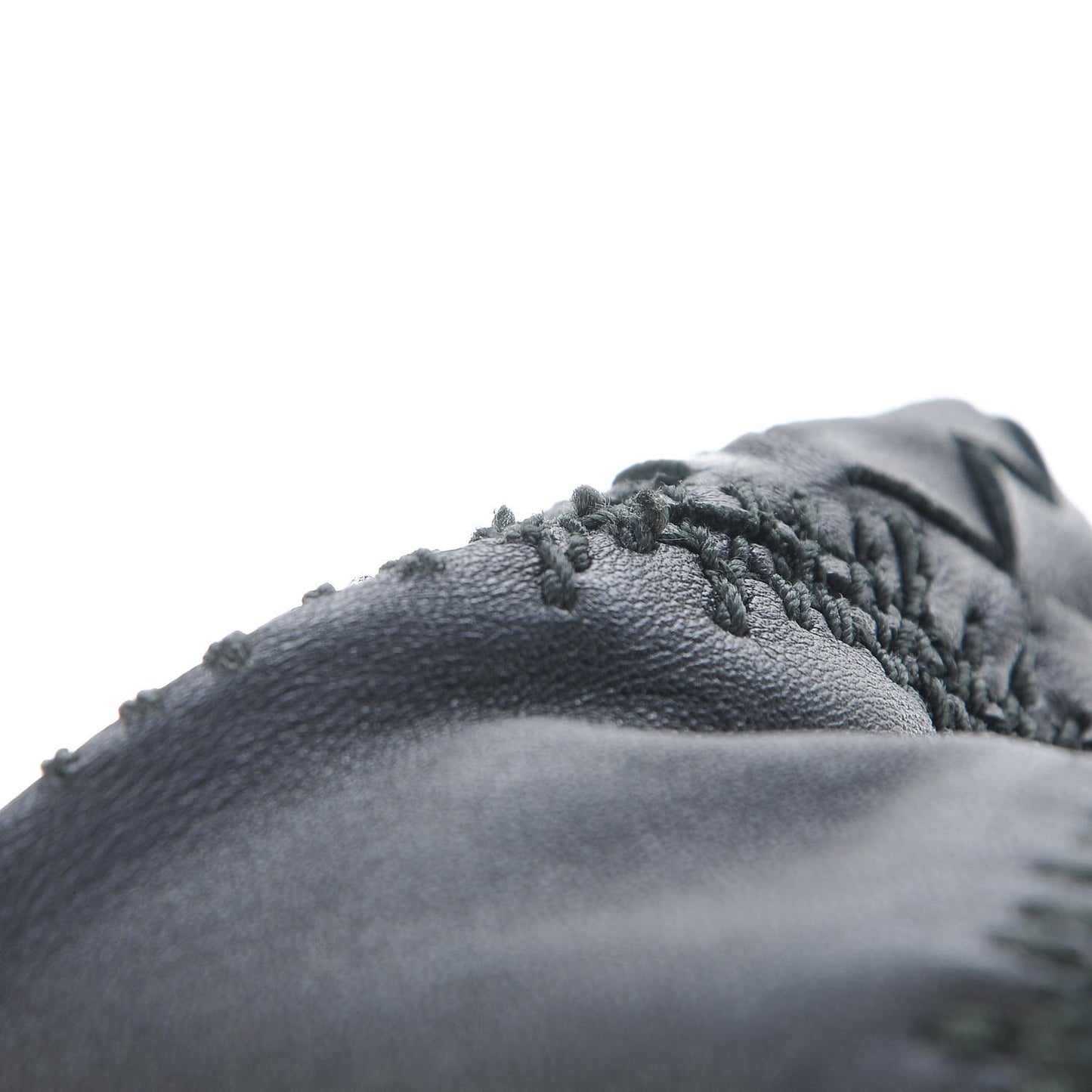 Lambskin Intrecciato Embroidered Tote Black
