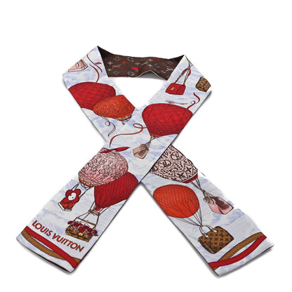 Louis Vuitton Silk Monogram Up And Away Bandeau Red 1 of 3