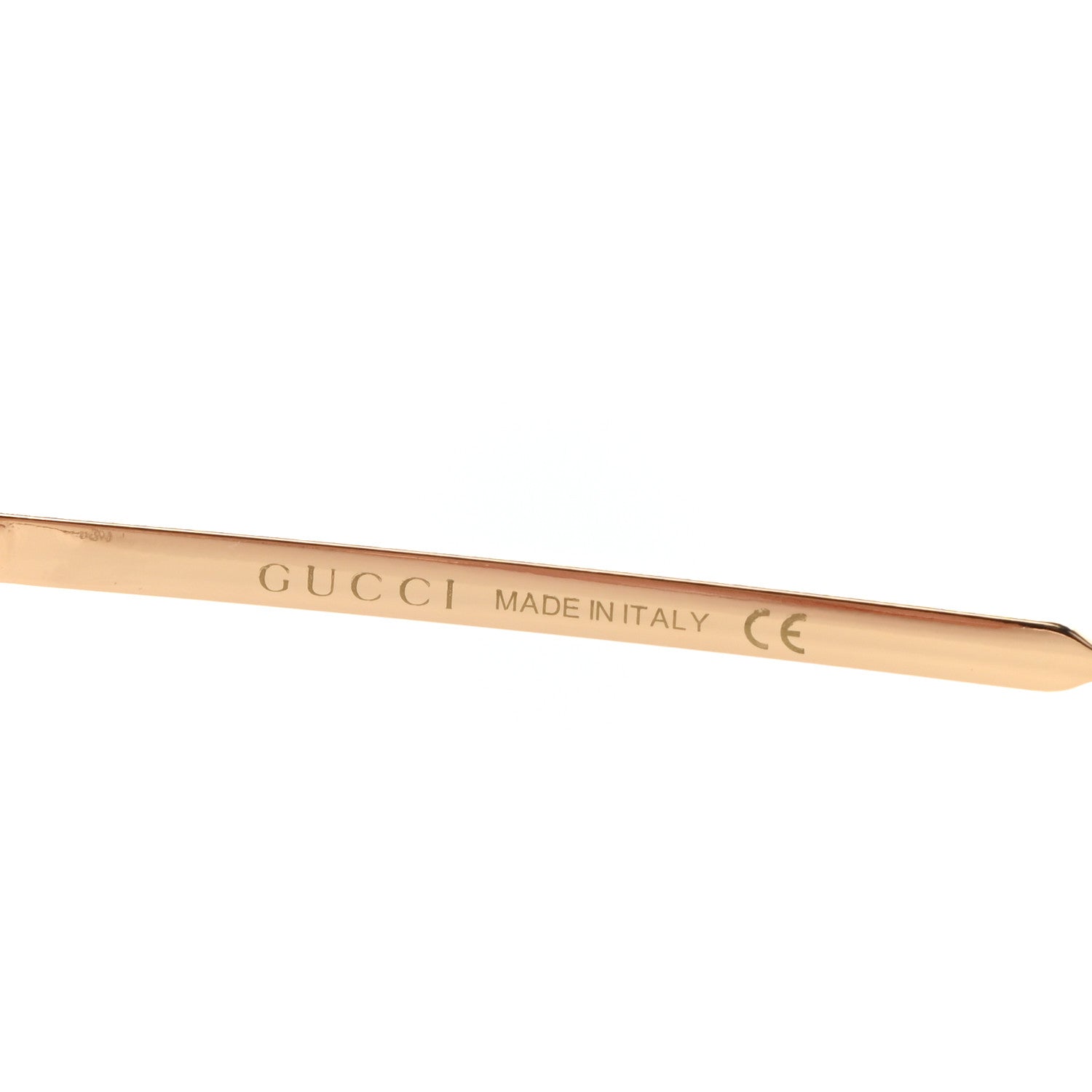 Gucci Aviator Eyeglasses GG0138S Gold Black 6 of 9