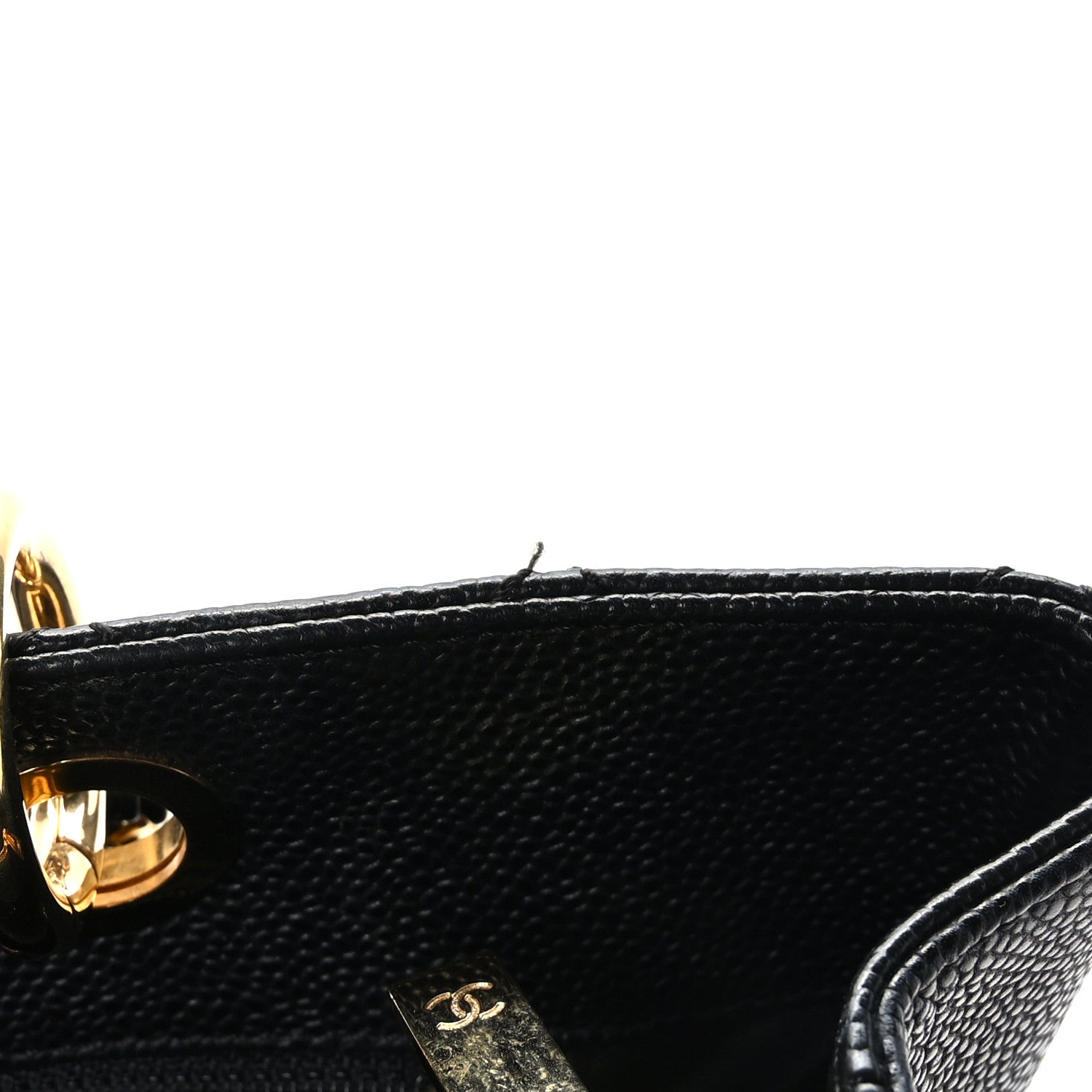 Chanel Caviar Quilted Grand Shopping Tote GST Black 12 of 12