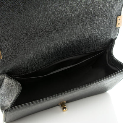 Chanel Caviar Quilted Medium Boy Flap Black 5 of 7