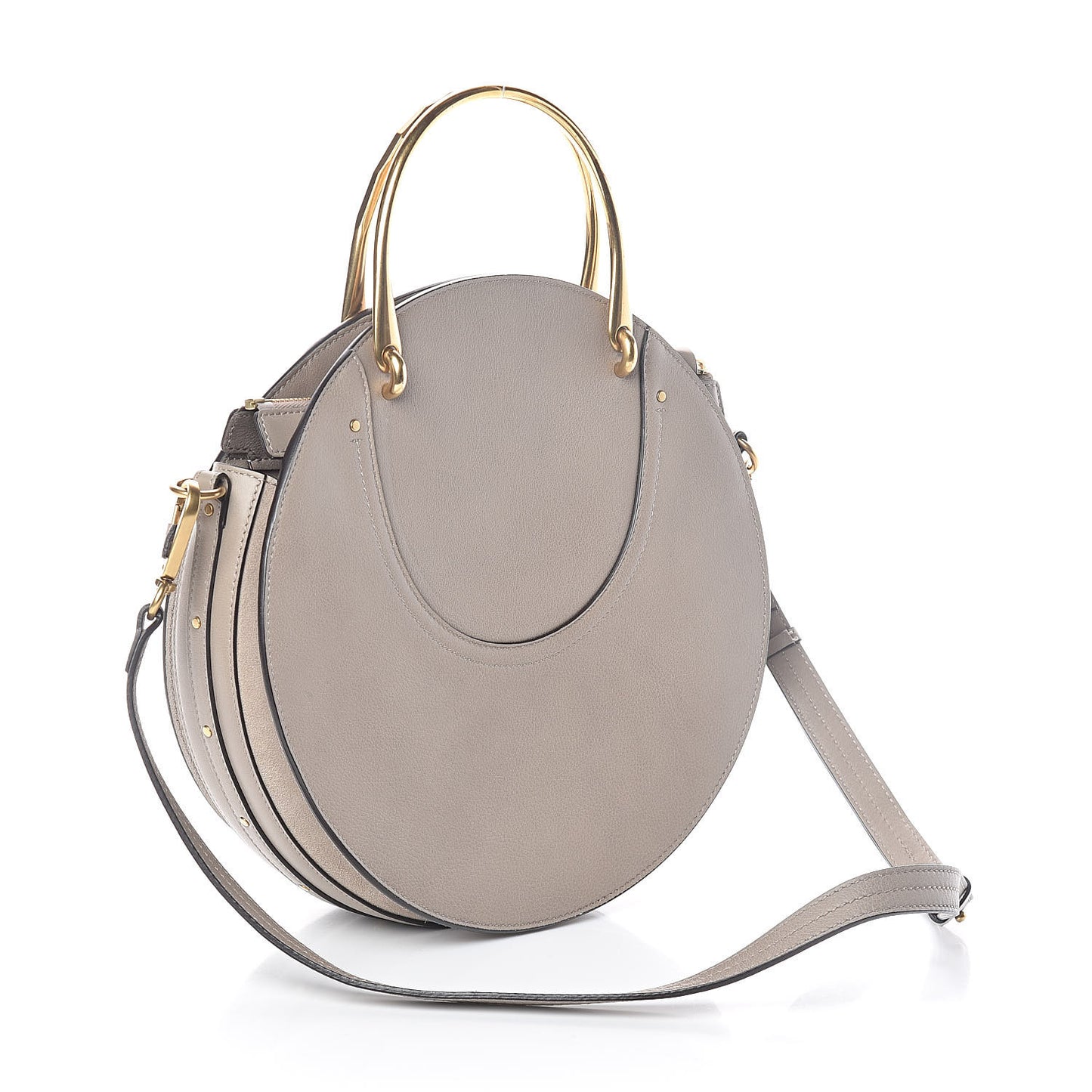 Calfskin Suede Medium Pixie Bag Motty Grey