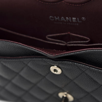 Chanel Caviar Quilted Medium Double Flap Black 10 of 14