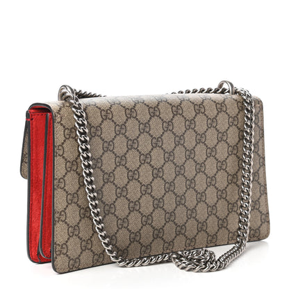 Gucci GG Supreme Monogram Small Dionysus Shoulder Bag Red 3 of 10