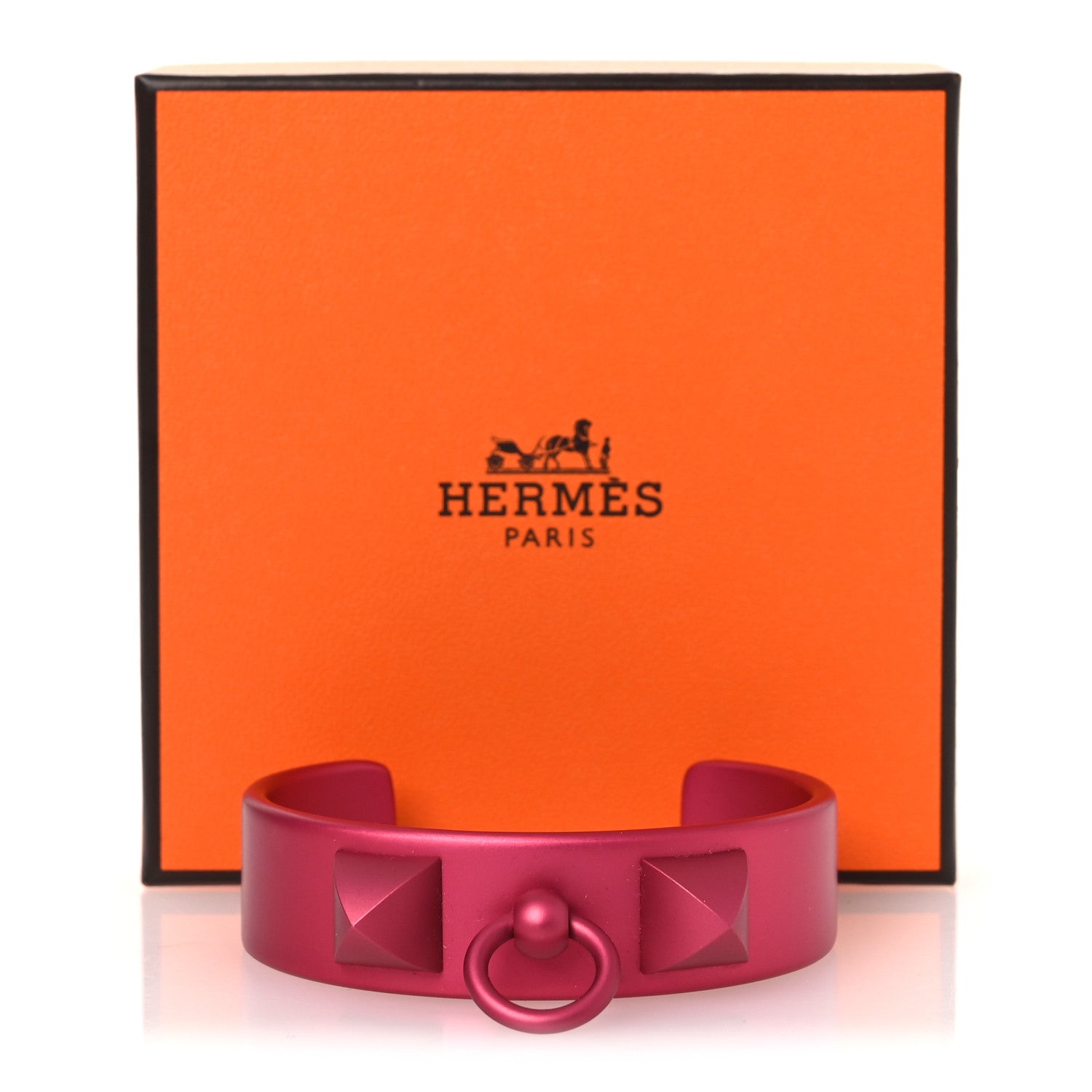 Hermes Aluminium Sunset Medor Bracelet T3 Rose Couture 1838634