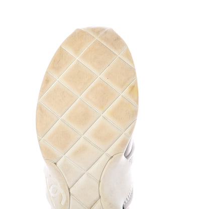 Chanel Stretch Fabric CC Sneakers 38 White 13 of 18
