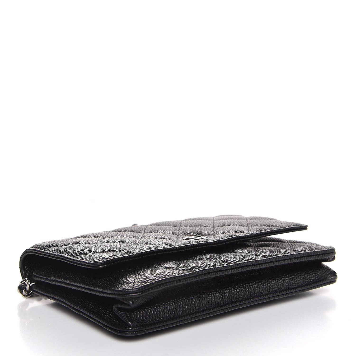 Chanel Caviar Quilted Wallet On Chain WOC Black 4 of 9