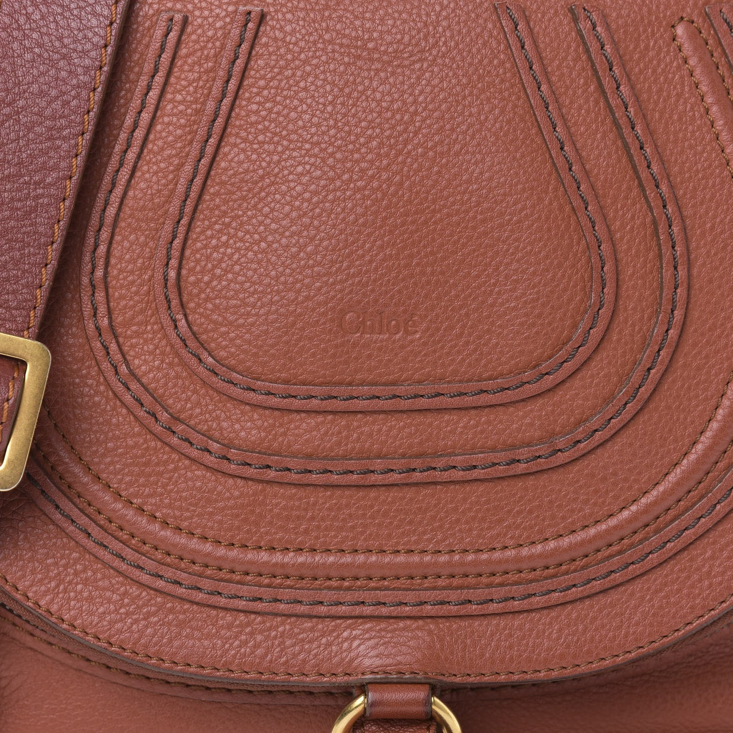 Calfskin Medium Marcie Round Zip Crossbody Bag Maple Leaf