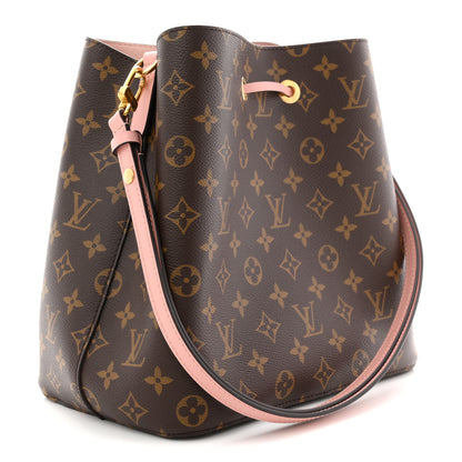 Louis Vuitton Monogram Neonoe MM Rose Poudre 3 of 9