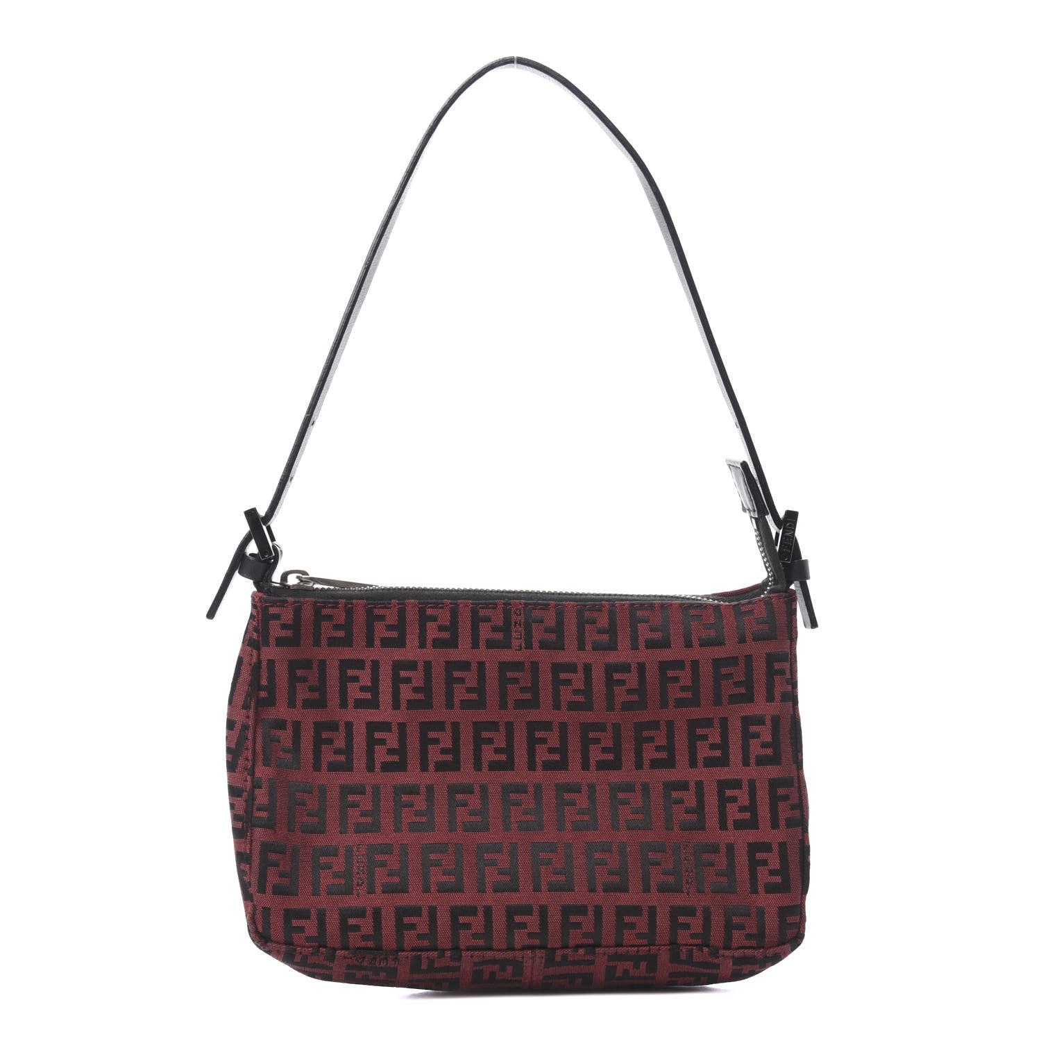 Fendi Zucchino Pochette Black Rosso 1 of 10