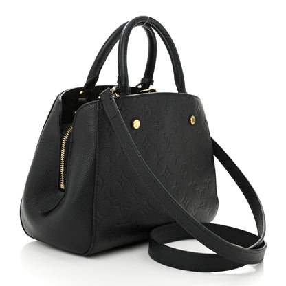 Louis Vuitton Empreinte Montaigne BB Black 3 of 11