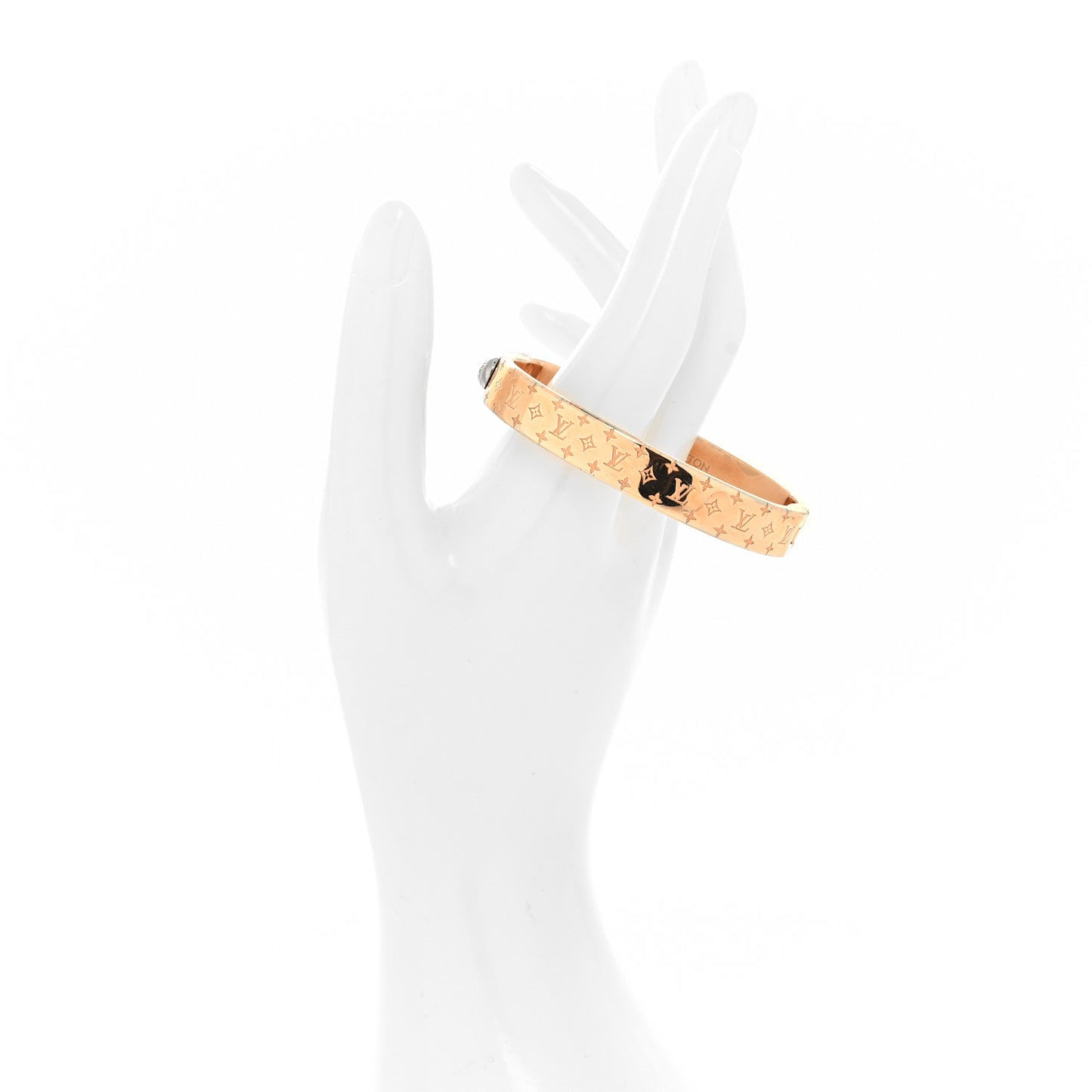 Brass Monogram Nanogram Cuff S Gold
