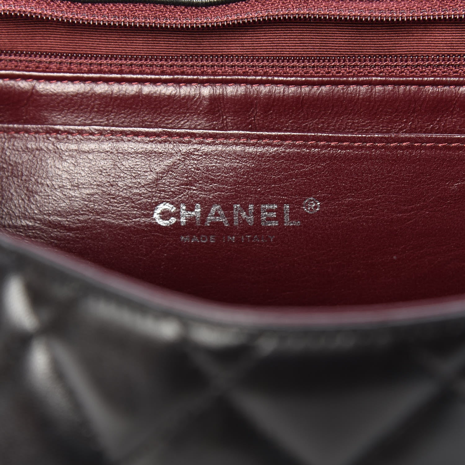 Chanel Lambskin Quilted Jumbo Single Flap Black 9 of 10