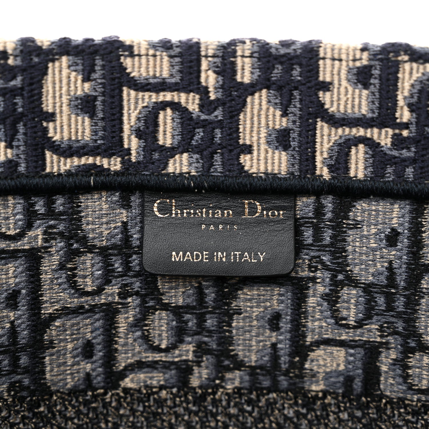 Christian Dior Oblique Medium Book Tote Blue Multicolor 6 of 14