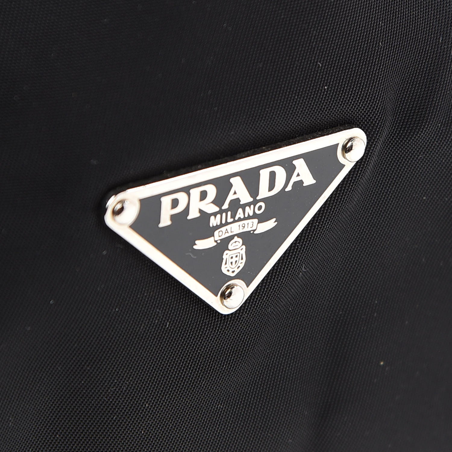 Prada Tessuto Nylon Shoulder Bag Black 7 of 14