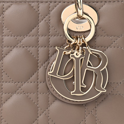 Christian Dior Calfskin Cannage Small My ABCDior Lady Dior Beige 10 of 11