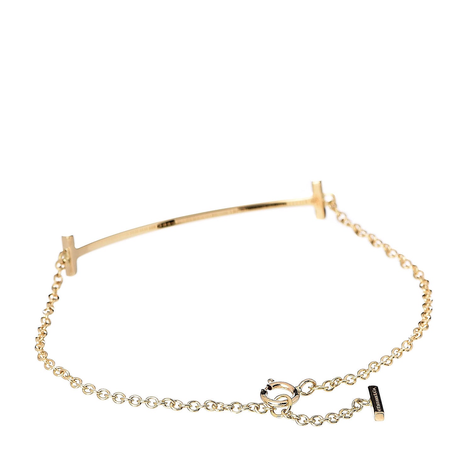 18K Yellow Gold T Smile Bracelet