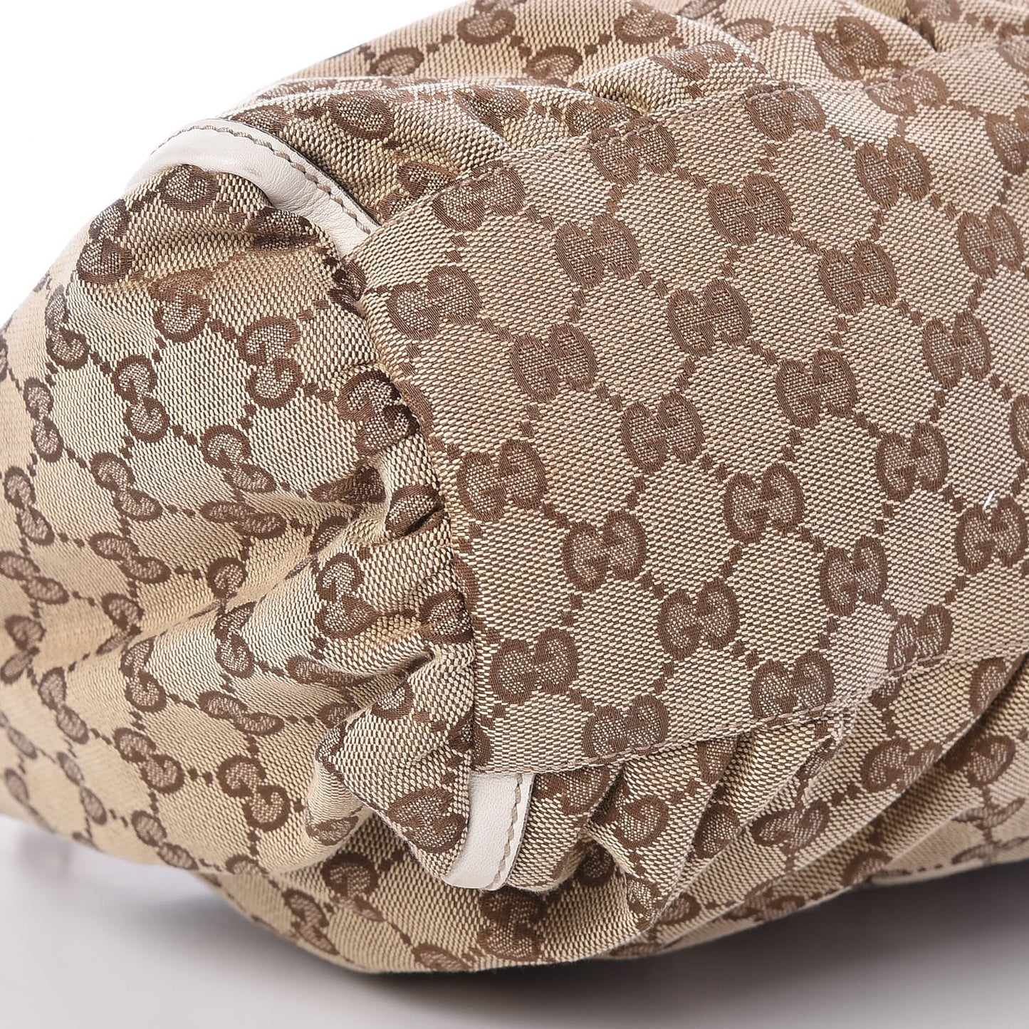 Monogram Large D Gold Hobo Off White