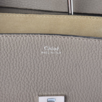 Chloe Grained Lambskin Drew Shoulder Bag Motty Grey 6 of 9