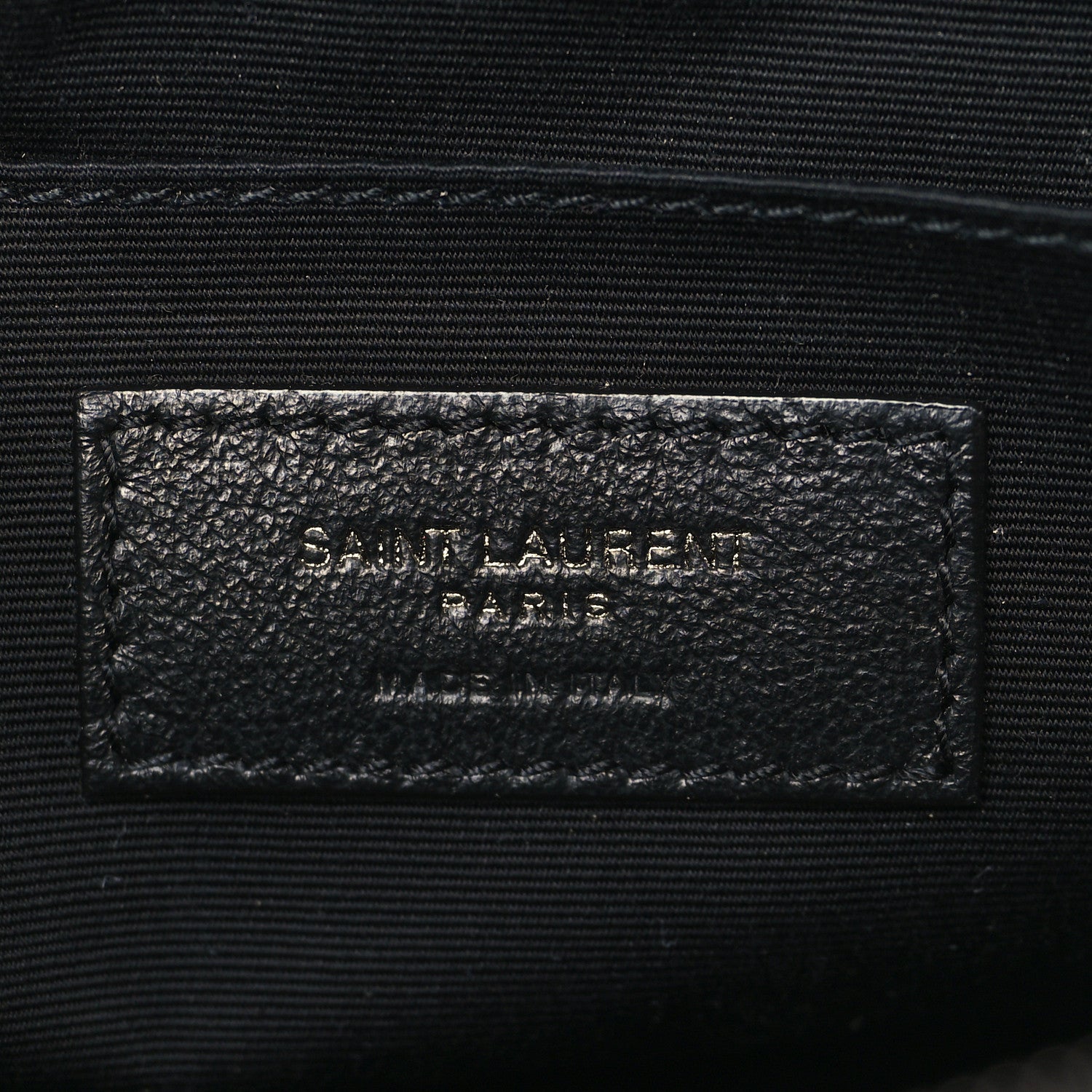 Saint Laurent Calfskin Matelasse Monogram Lou Camera Bag Black 6 of 9