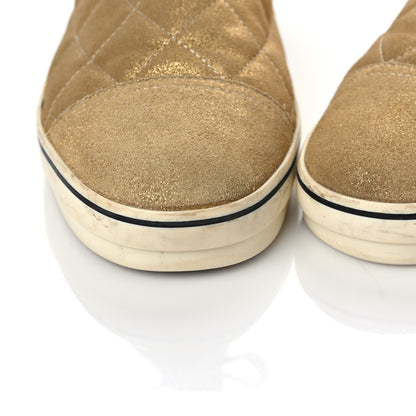 Chanel Quilted High Top Sneakers 41 9 of 10