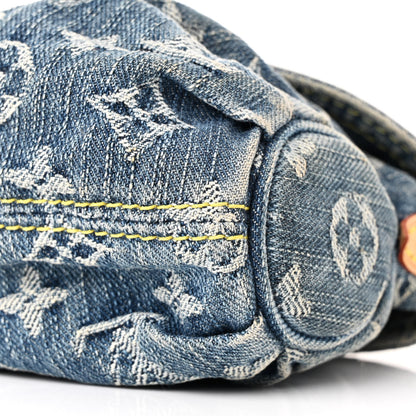 Louis Vuitton Monogram Denim Mini Pleaty Blue 9 of 9