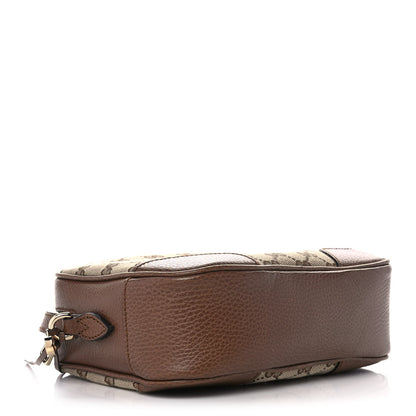 Gucci Monogram Mini Bree Messenger Bag Beige Tabacco 4 of 11