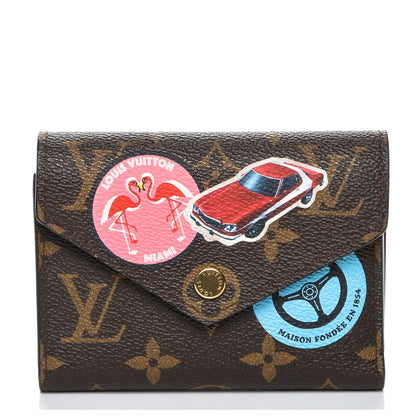 Louis Vuitton Monogram World Tour Victorine Wallet 1 of 6