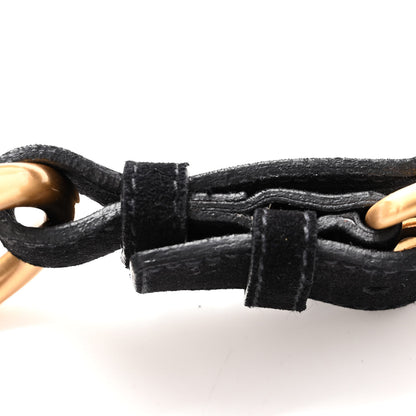 Prada Scamosciato Suede Shoulder Bag Black 17 of 19