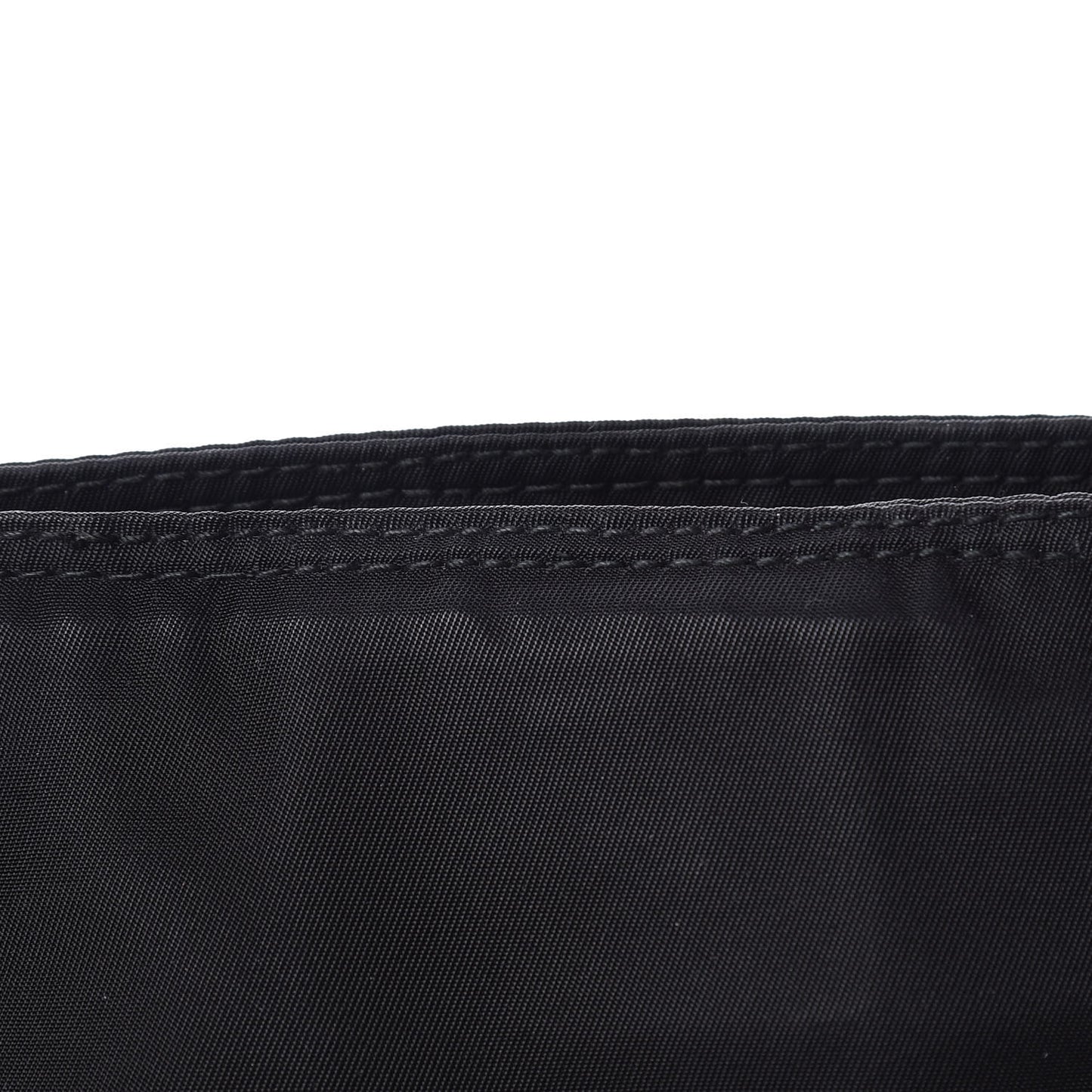 Nylon Vela Small Flat Messenger Bag Black