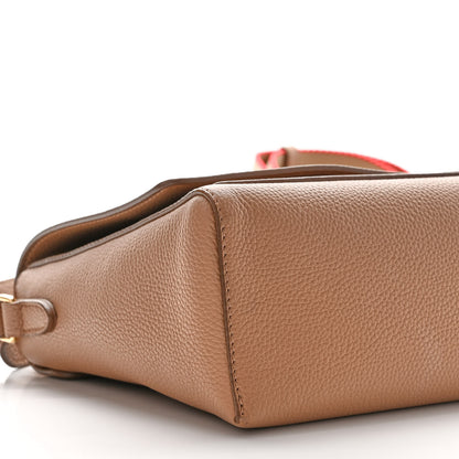 Burberry Grainy Calfskin Note Crossbody Bag Beige 8 of 9