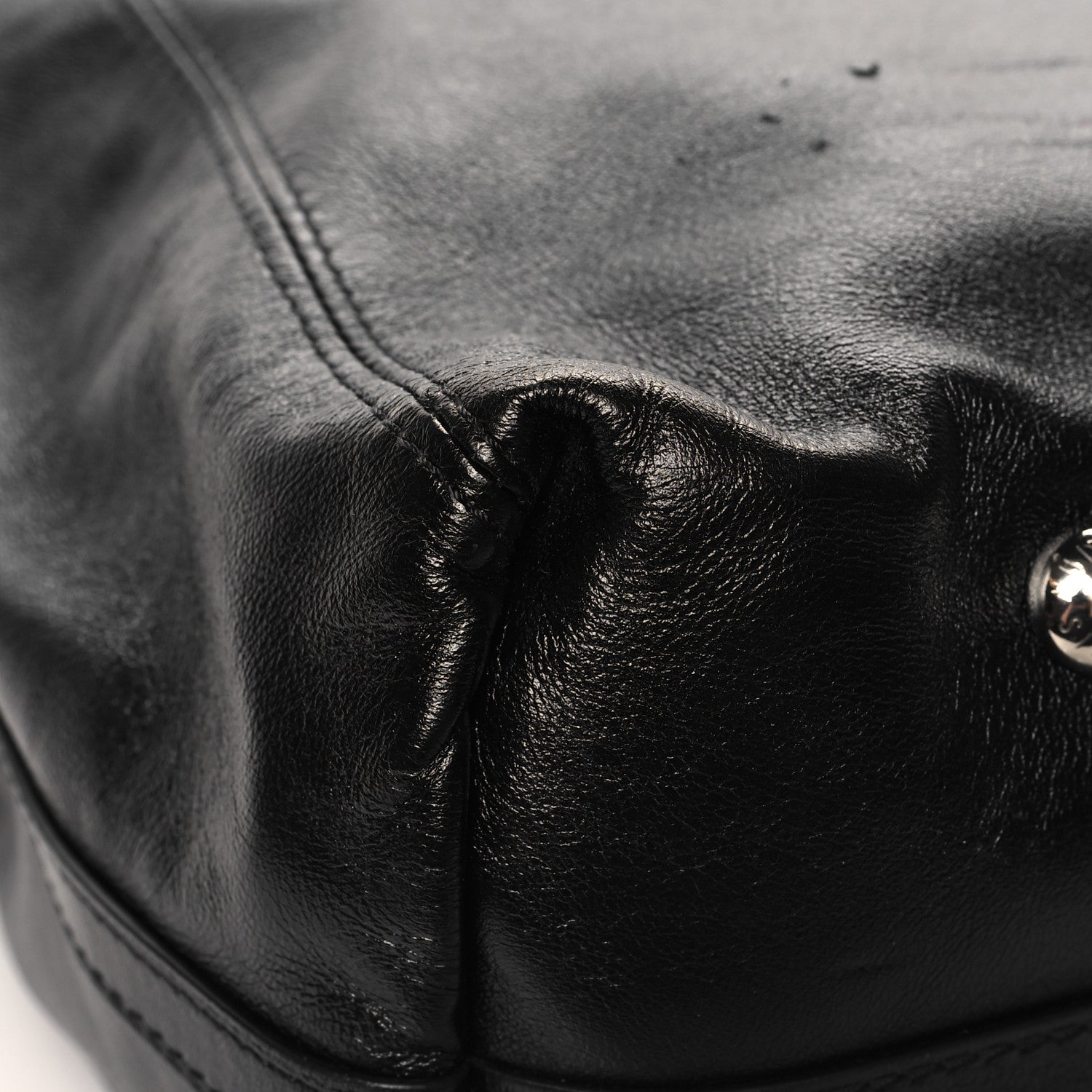 Louis Vuitton Lambskin CarryAll Vibe MM Black 11 of 15