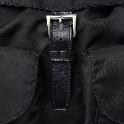 Prada Nylon Vela Medium Backpack Black 13 of 18