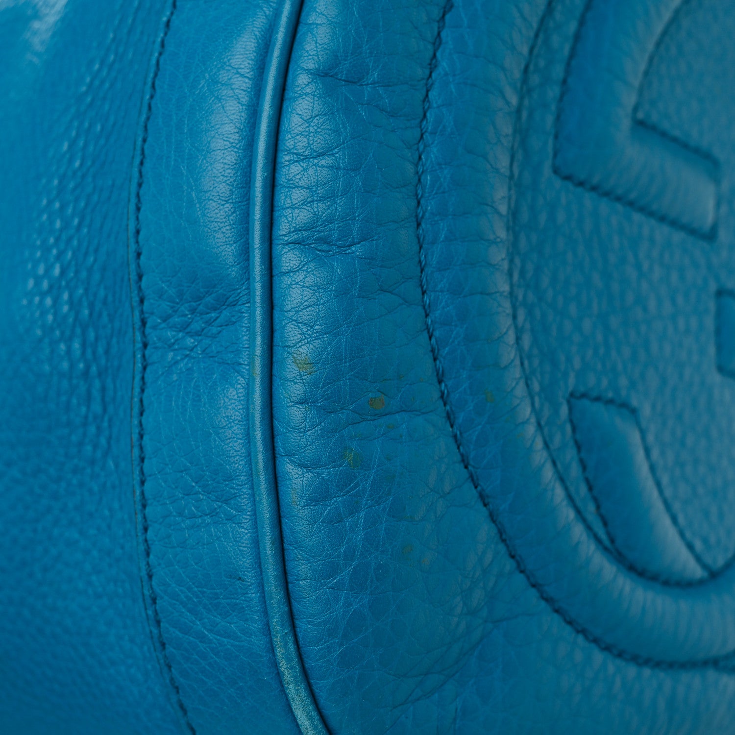 Gucci Calfskin Medium Soho Boston Riviera Blue 14 of 14