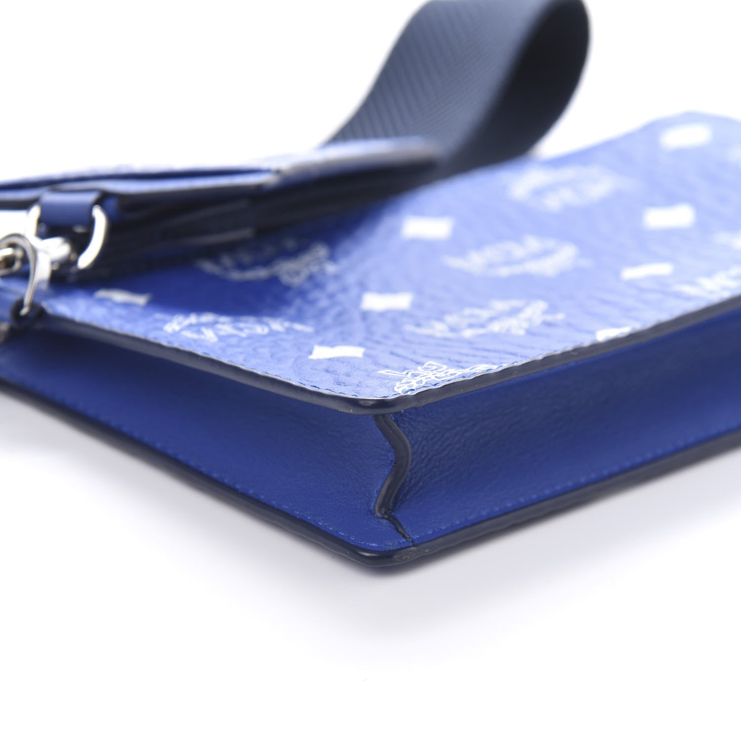 MCM Visetos Multifunction Pouch Blue 6 of 9